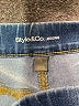 Style&Co Solid Blue Jeans Size L - photo 7