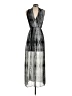 Freeway 100% Polyester Tie-dye Gray Casual Dress Size S - photo 2