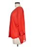 Final Touch 100% Polyester Orange 3/4 Sleeve Blouse Size M - photo 5