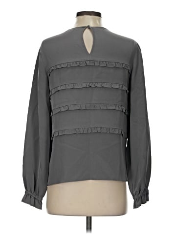 Ann Mashburn Long Sleeve Silk Top (view 2)
