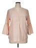 Bass 100% Polyester Pink 3/4 Sleeve Blouse Size XL - photo 1