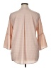 Bass 100% Polyester Pink 3/4 Sleeve Blouse Size XL - photo 2