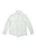Carter's Checkered-gingham Green Long Sleeve Button-Down Shirt Size 5 - photo 1