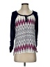 Rewind Purple Long Sleeve Henley Size S - photo 1