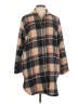 Adora 100% Polyester Brown Ivory Coat Size M - photo 1