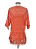 NY Collection Orange Poncho Size XS - photo 2