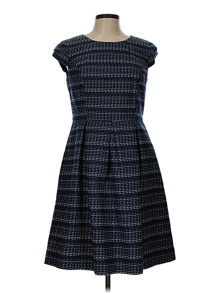 Pre-owned Liz Claiborne Casual Dress In Blue