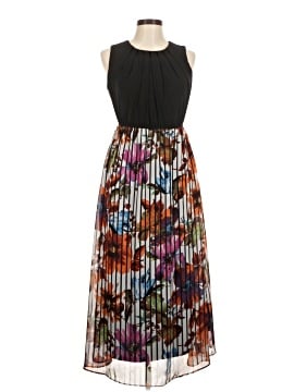 farm rio striped scarf maxi dress Blue Paisley Scarf Long Sleeve Maxi Dress