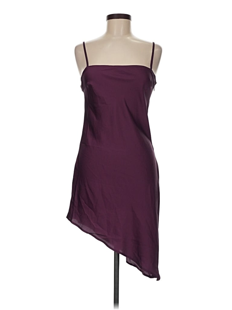 Pre-owned Forever 21 Cocktail Dress In Burgundy