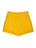 Unbranded 100% Polyester Solid Yellow Shorts Size S - photo 2
