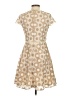 Shoshanna 100% Polyester Polka Dots Solid Tan Cocktail Dress Size 0 - photo 2