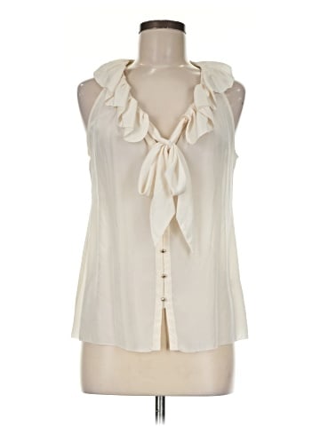 Banana Republic Sleeveless Silk Top (view 1)