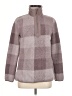 Liv 100% Polyester Checkered-gingham Gray Pullover Sweater Size M - photo 1