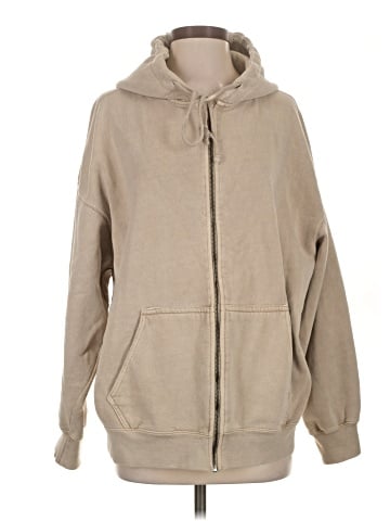 Pull&Bear Zip Up Hoodie (view 1)