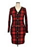 Shein Plaid Red Casual Dress Size XL - photo 1