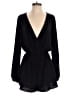 Assorted Brands Solid Black Romper Size S - photo 1