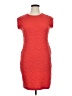 Sharagano Solid Red Cocktail Dress Size 14 - photo 1