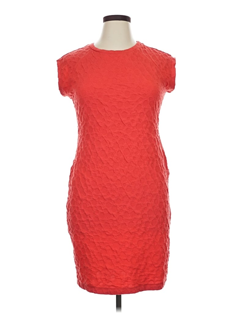 Pre-owned Sharagano Cocktail Dress In Red