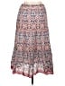 Leon Max 100% Cotton Paisley Red Casual Skirt Size L (estimated) - photo 1