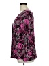 Elle Purple Long Sleeve Blouse Size XL - photo 5