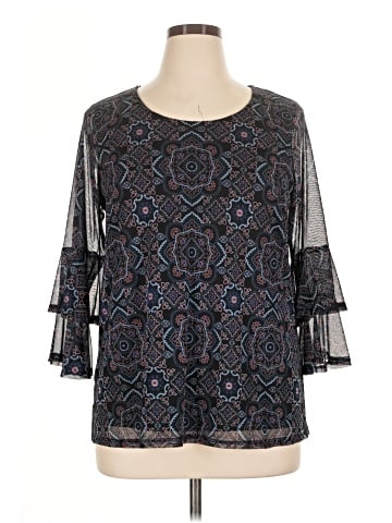 Absolutely Famous 3/4 Sleeve Blouse (view 1)