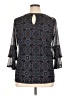 Absolutely Famous Black 3/4 Sleeve Blouse Size 1X - photo 2