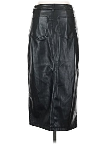 7 For All Mankind Faux Leather Skirt (view 2)