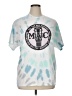 Colortone Tie-dye Blue Short Sleeve T-Shirt Size XL - photo 1