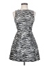 Alice + Olivia Animal Print Silver Cocktail Dress Size 2 - photo 1