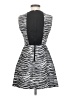 Alice + Olivia Animal Print Silver Cocktail Dress Size 2 - photo 2