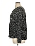 Apt. 9 100% Polyester Stars Black Long Sleeve Blouse Size XL - photo 5