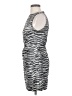 Alice + Olivia Animal Print Silver Cocktail Dress Size 2 - photo 5