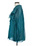 Nanette Lepore 100% Silk Teal Blouse Size 4 - photo 5