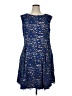Eliza J Blue Cocktail Dress Size 16 - photo 1