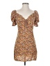 Shein 100% Polyester Paisley Brown Casual Dress Size S - photo 1