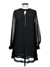 H&M 100% Polyester Solid Black Casual Dress Size 4 - photo 2