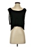 Alythea 100% Rayon Black Short Sleeve Top Size S - photo 1