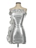 NBD Metallic Silver Cocktail Dress Size XS - photo 1