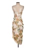 Shein Print Ivory Tan Cocktail Dress Size 2 - photo 2