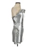 NBD Metallic Silver Cocktail Dress Size XS - photo 4