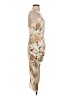 Shein Print Ivory Tan Cocktail Dress Size 2 - photo 4
