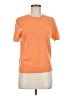Neiman Marcus 100% Cashmere Orange Cashmere Pullover Sweater Size M - photo 1