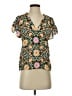 Caballero Orange Short Sleeve Blouse Size XS - photo 1