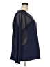 Ashley Stewart Blue Long Sleeve Blouse Size 26 - photo 4