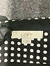 Ann Taylor LOFT Houndstooth Black Casual Skirt Size 8 - photo 4