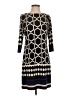 Eliza J Graphic Black Casual Dress Size 4 - photo 1