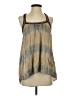 Devlin Tan Blue Sleeveless Blouse Size XS - photo 1