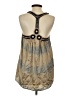 Devlin Tan Blue Sleeveless Blouse Size XS - photo 2