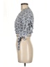Fullah Sugah 100% Viscose Blue Short Sleeve Blouse Size M - photo 5