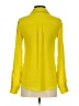 Express 100% Polyester Yellow Long Sleeve Blouse Size XS - photo 2